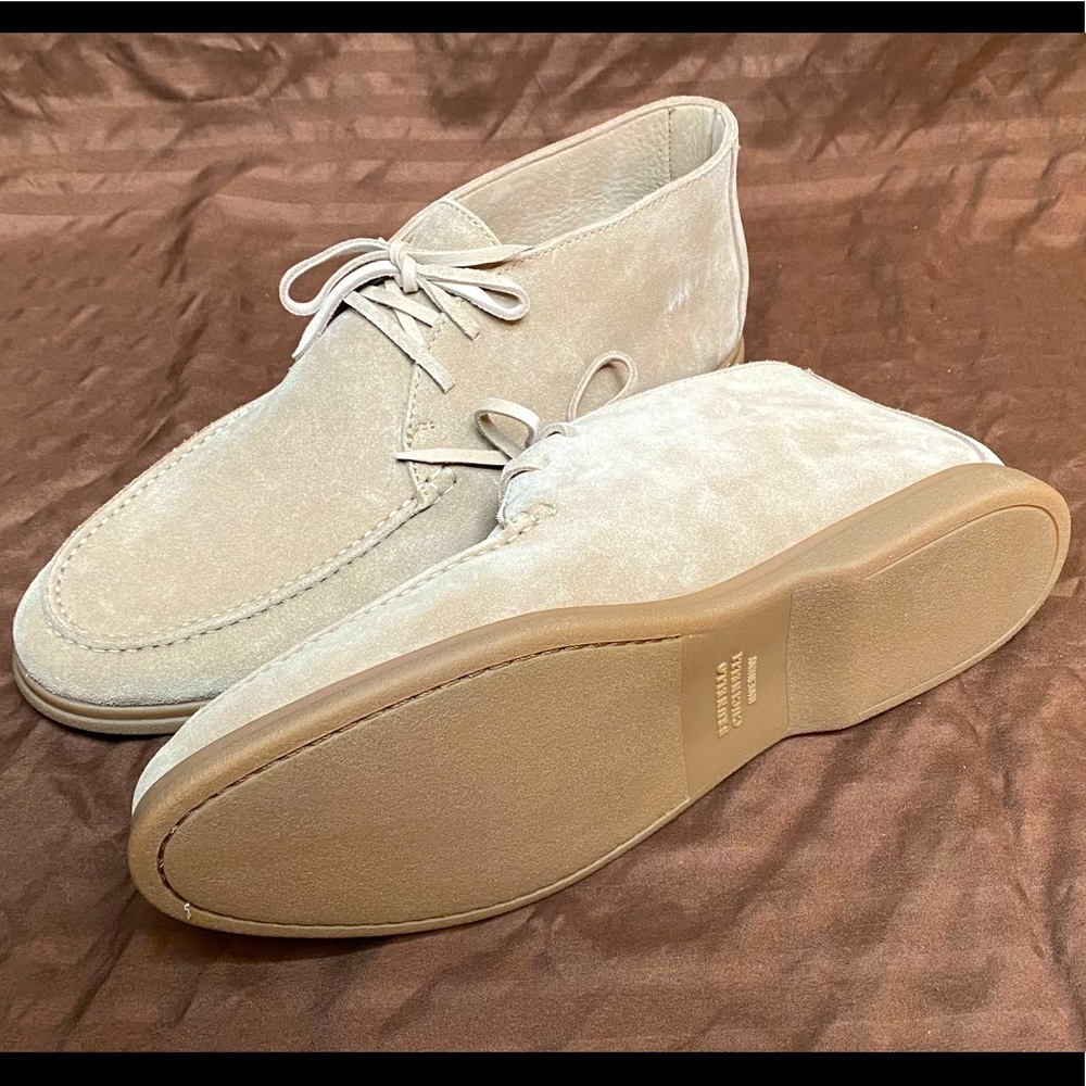 Brunello Cucinelli Men’s Soft Suede Desert Boot